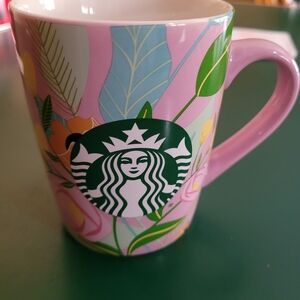 Starbucks Floral Pink Mug